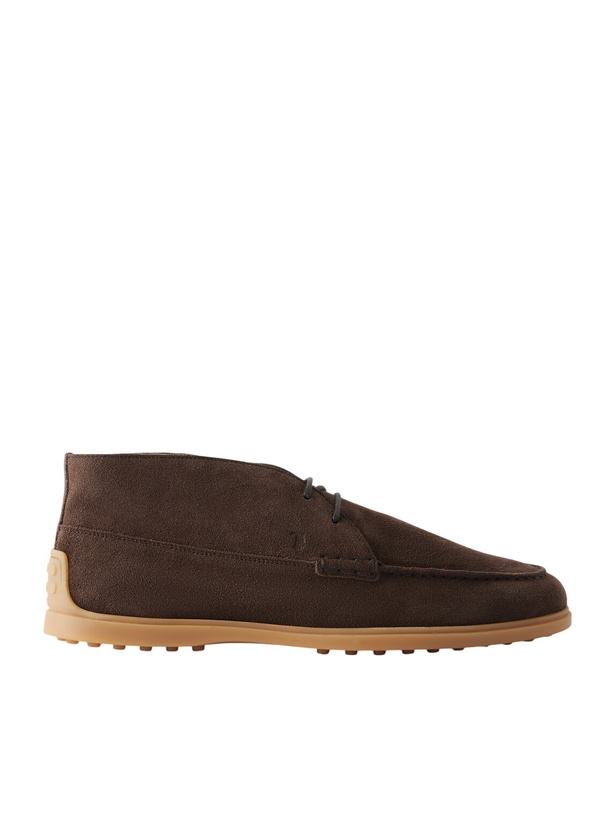 Photo: Tod's - Suede Desert Boots - Brown