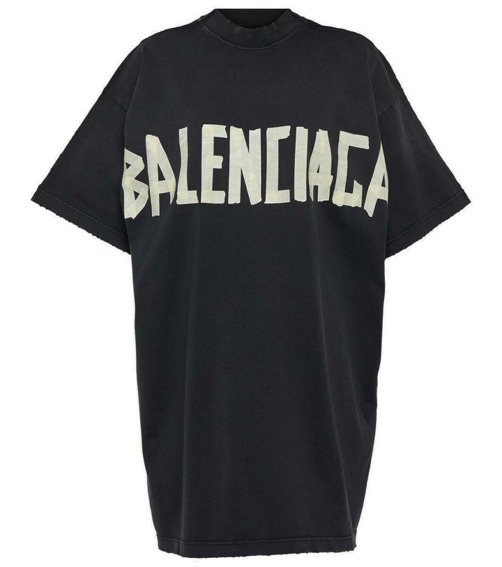 Photo: Balenciaga Double Front faded cotton jersey T-shirt