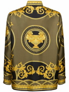 VERSACE Informal Printed Silk Twill Shirt