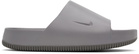 Nike Gray Calm Pool Slides