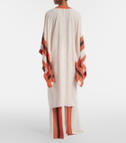 Adriana Degreas Striped kaftan