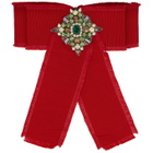 Gucci Red Ribbon Brooch