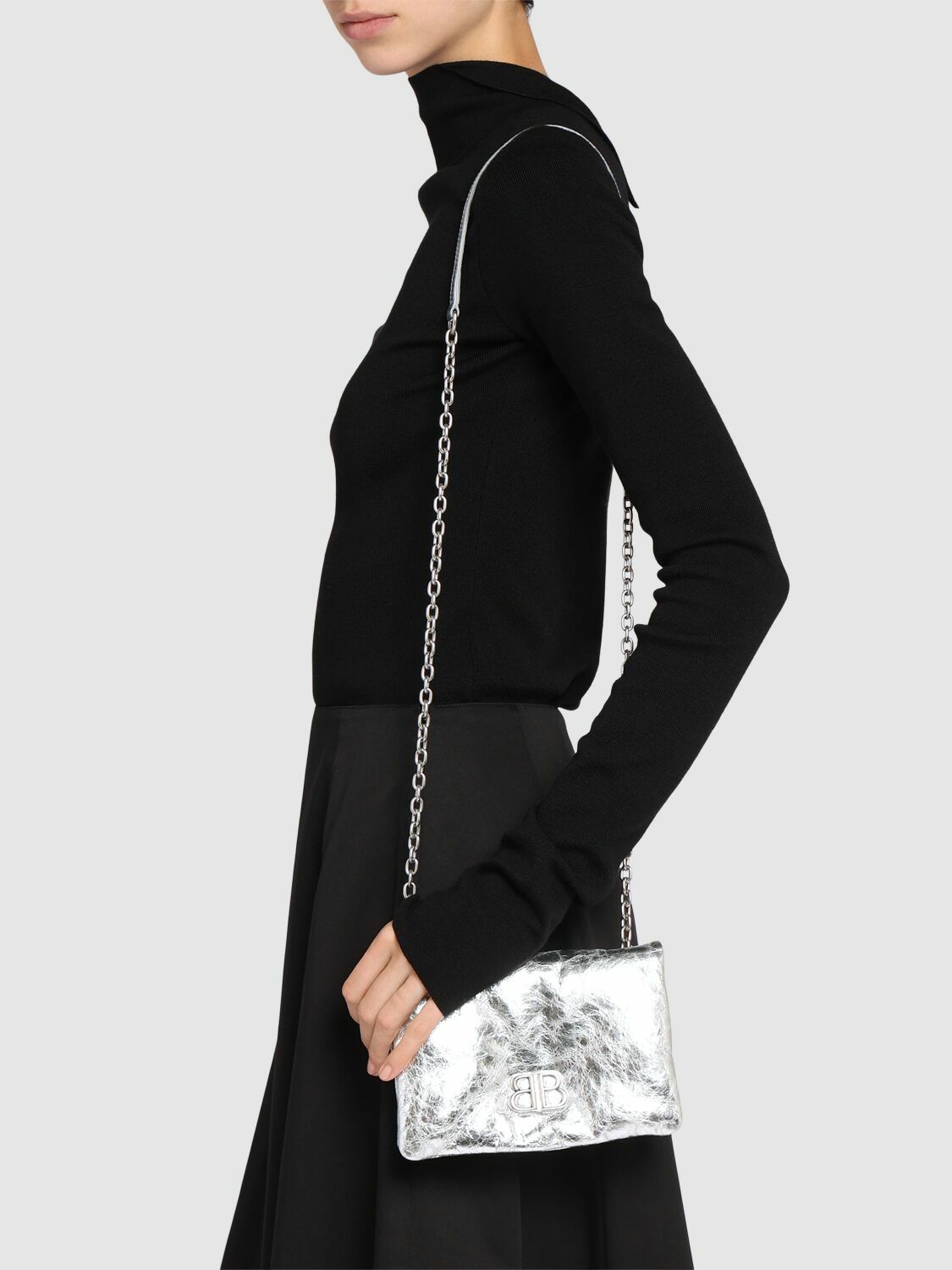 BALENCIAGA ♪ MONACO ナノ バッグ メタライズド 8105622AAY バレンシアガ(BALENCIAGA)バレンシアガ MONACO モナコ ナノ