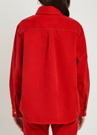Blaze Milano Berber Denim Overshirt Red