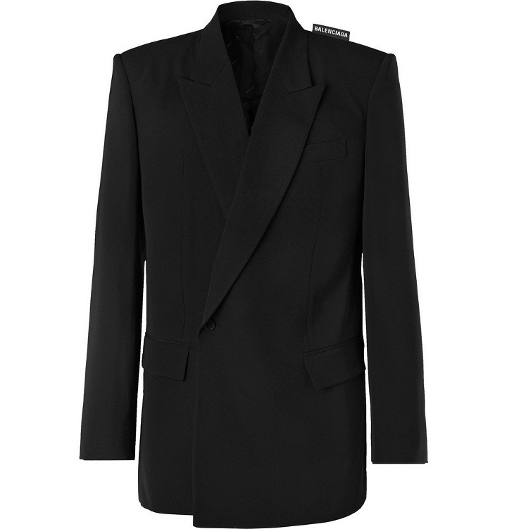 Photo: Balenciaga - Black Twill Suit Jacket - Black