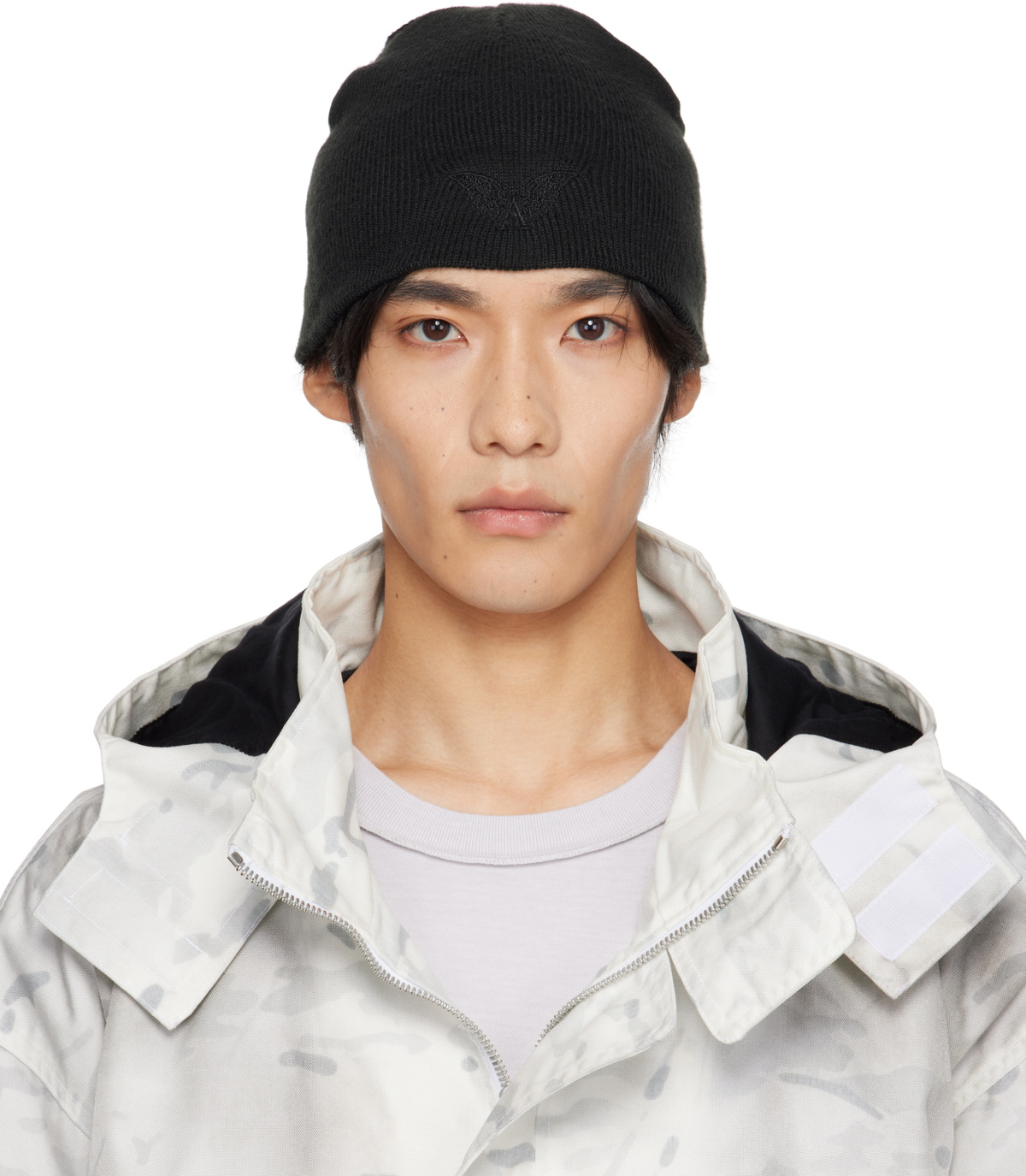 ALEXANDER DIGENOVA Black Logo Beanie