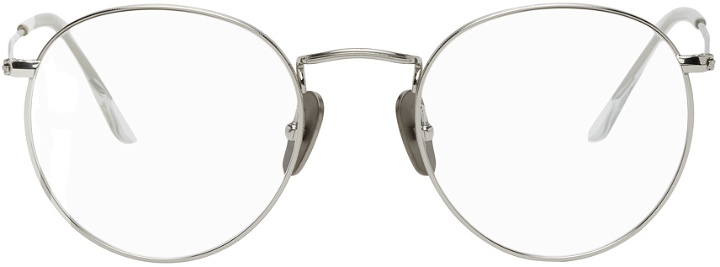 Photo: Ray-Ban Silver Round Glasses