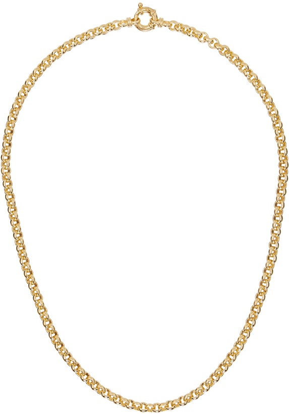 Photo: Tom Wood Gold Thick Rolo Chain Necklace