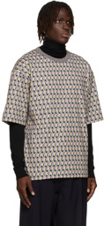 Dries Van Noten Multicolor Double Layer Supima Cotton T-Shirt