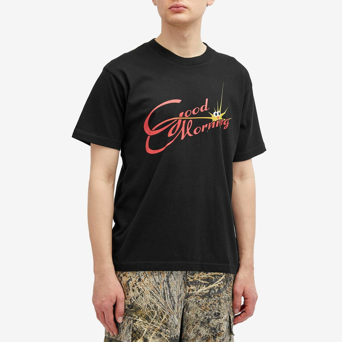 Good Morning Tapes Men's Sunny T-Shirt in Black