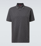 Gucci GG cotton piqué jacquard polo shirt