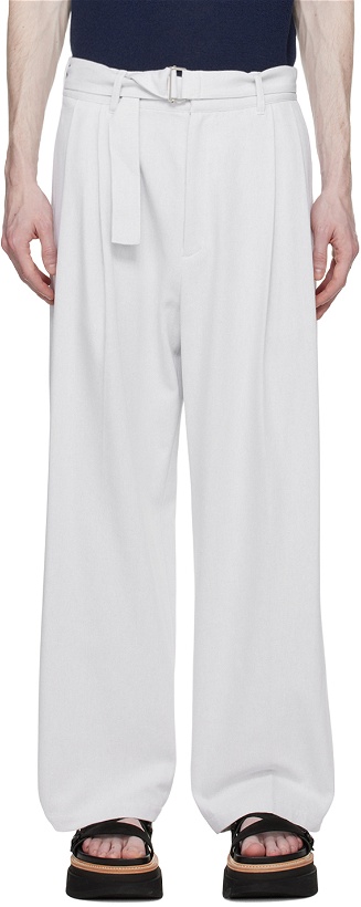 Photo: rito structure White Belted Trousers