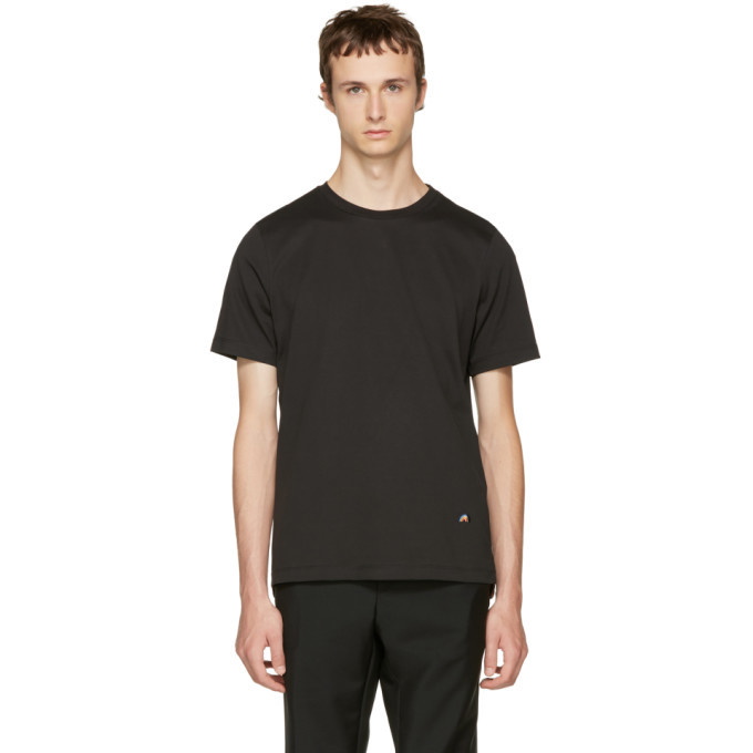 Photo: Paul Smith Black Rainbow Gents T-Shirt