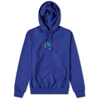 Awake NY Men's College Logo Hoody in Sapphire