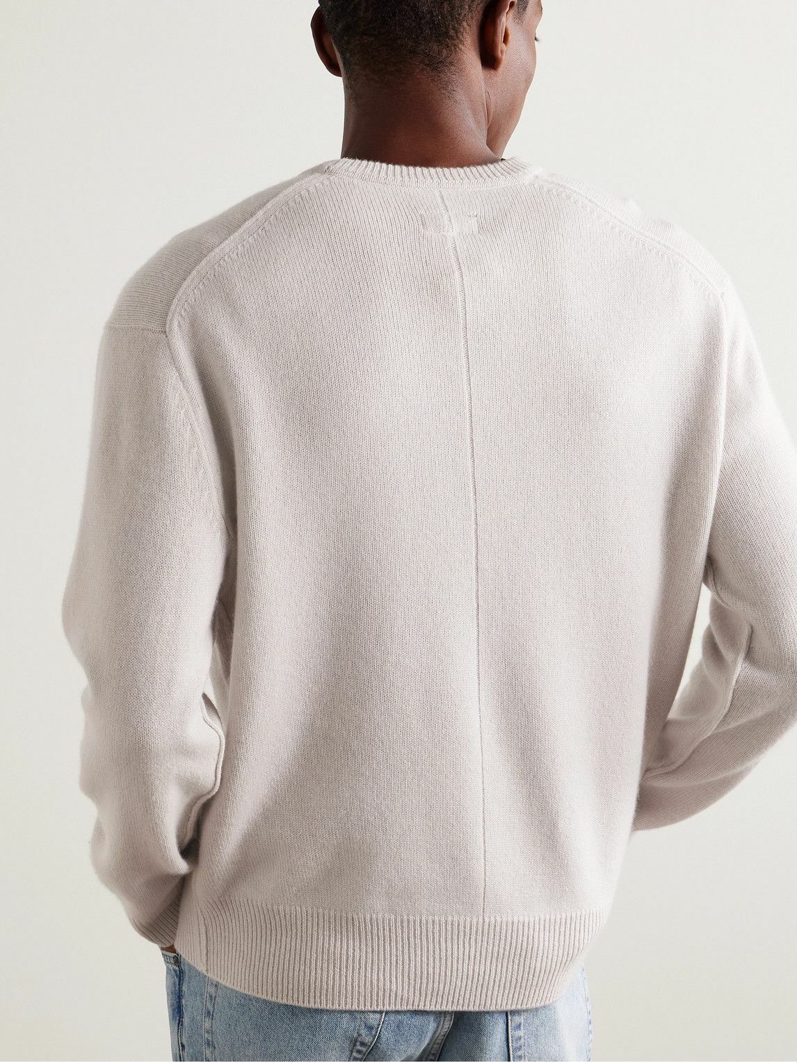 Rag & Bone - Downing Brushed-Cashmere Sweater - Neutrals