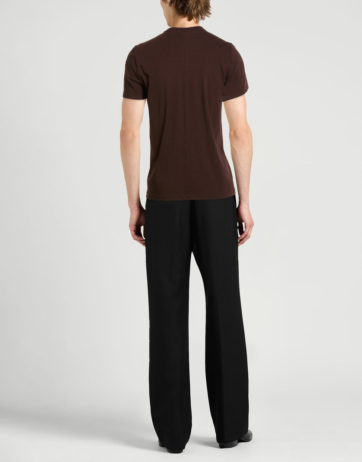 Rick Owens Mens T-shirt Chocolate in Brown
