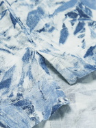 120% - Printed Linen-Gauze Shirt - Blue