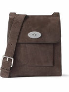 Mulberry - Antony Leather-Trimmed Corduroy-Suede Messenger Bag