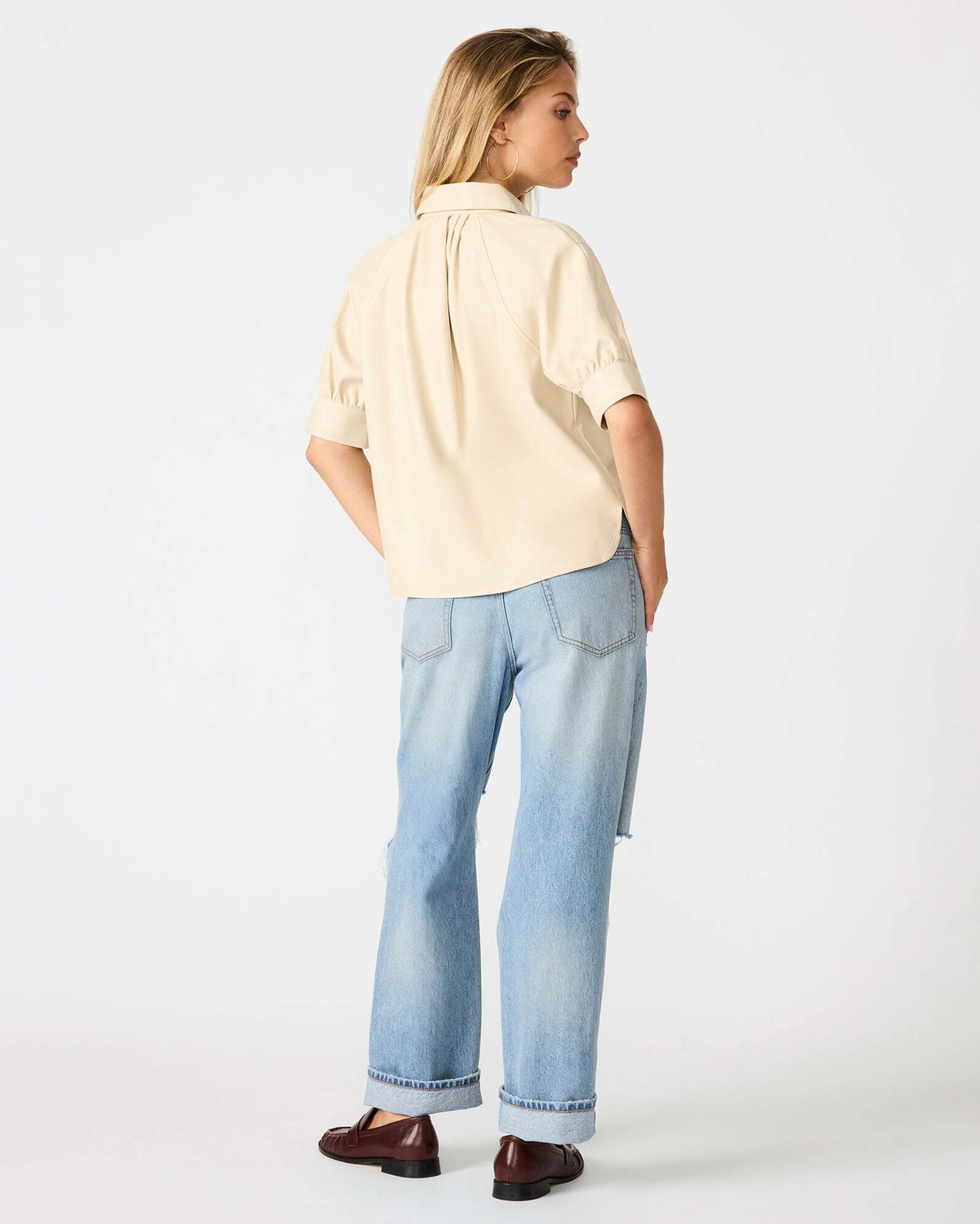 Steve Madden Anders Top in Bone