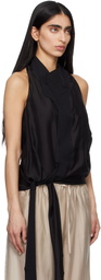 Entire Studios Black Fluid Top