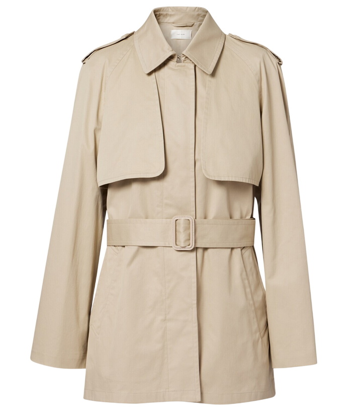 Photo: The Row Tavoris belted cotton gabardine jacket