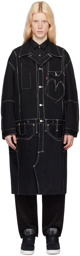 Junya Watanabe Black & White Levi's Edition Denim Coat