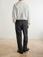 A.P.C. - Renato Wide-Leg Pleated Twill Trousers - Gray