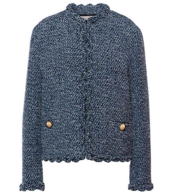 Photo: Valentino Tweed denim jacket