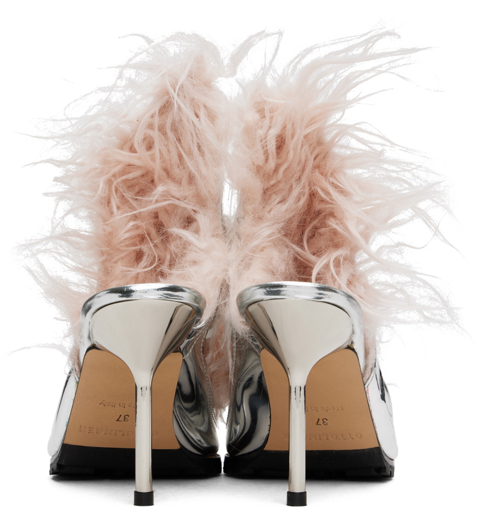 Ottolinger Silver Heel Mules