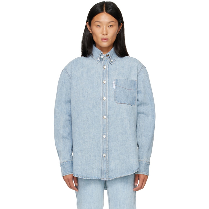 Photo: HommeGirls Blue Jeans Denim Shirt