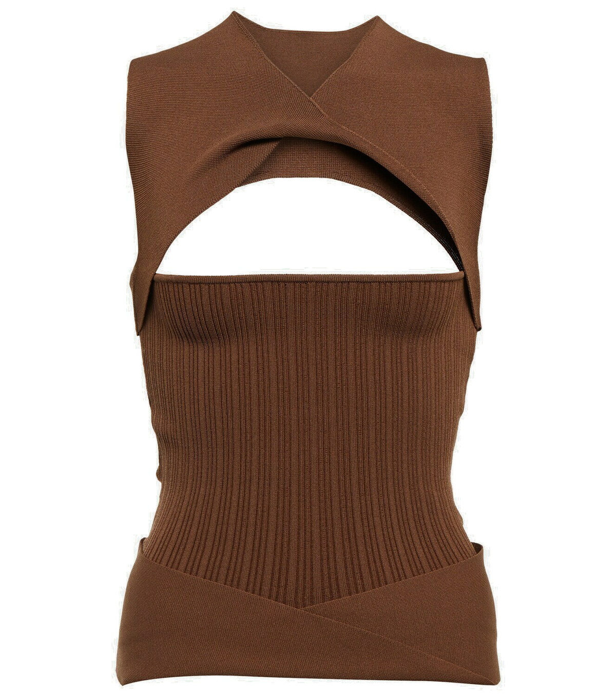 Sylvie Seamed Crewneck Top main image 1