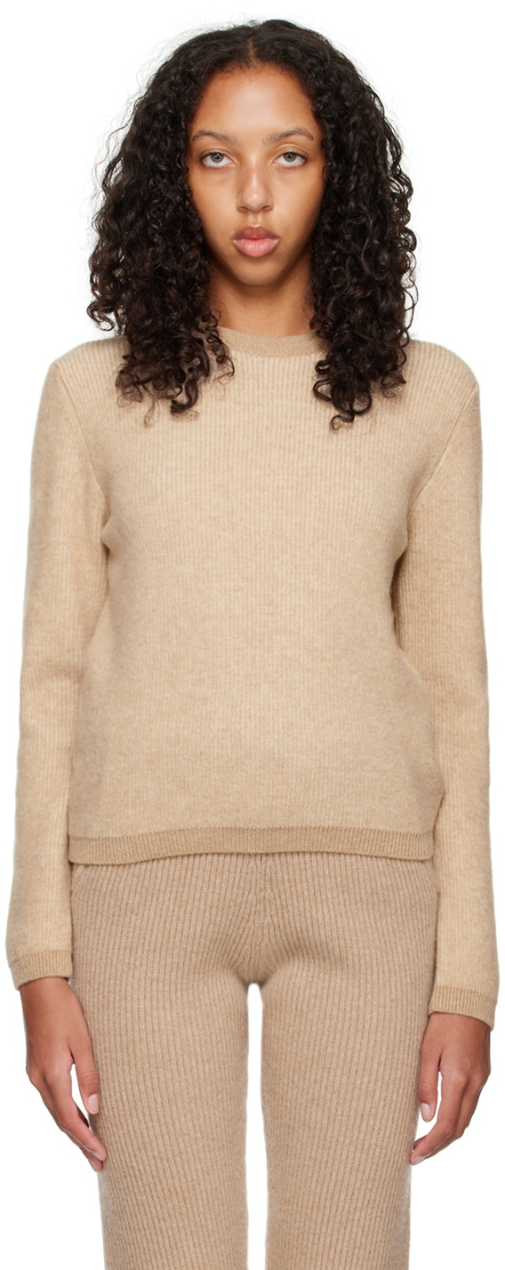 OTTI Beige Brushed Sweater