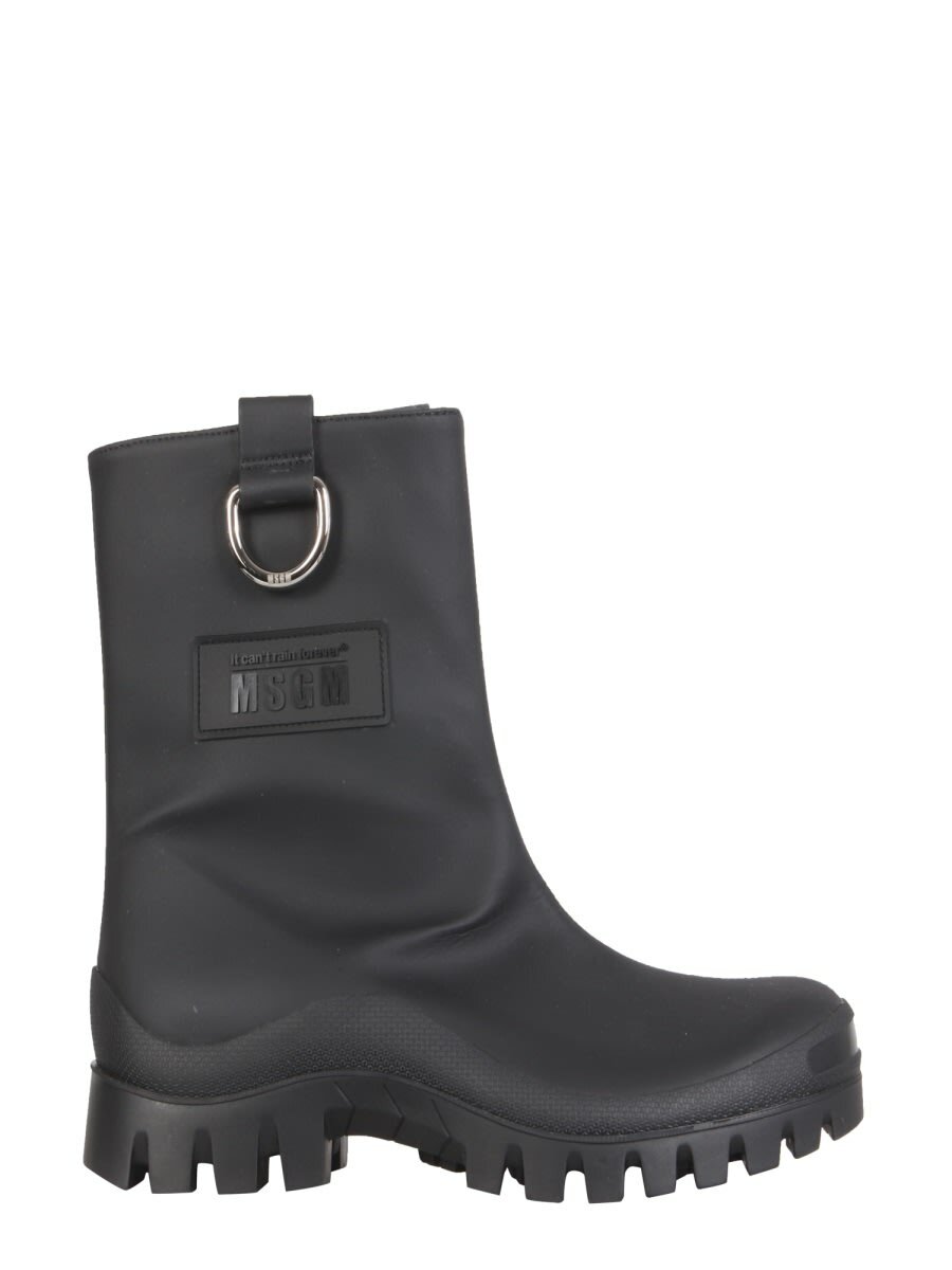 【関税込み】MSGM ピンク Furry ブーツ Pink Furry Boots by MSGM on Sale
