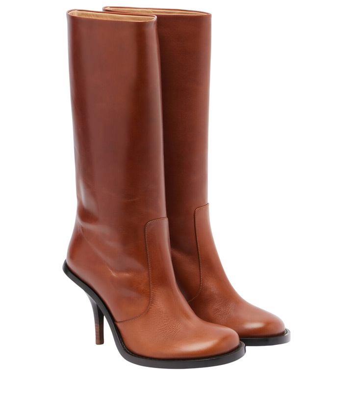 Photo: Dries Van Noten 90 leather knee-high boots