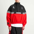 Adidas x Willy Chavarria Gomez Half Zip in Black/Red
