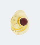 Ysso Cote embellished gold-plated earrings