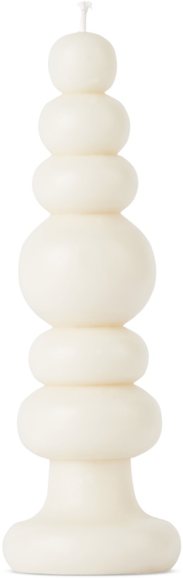 Photo: Carl Durkow White Knubby Candle