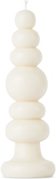 Carl Durkow White Knubby Candle