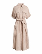 Peserico Womens Midi dress in Beige