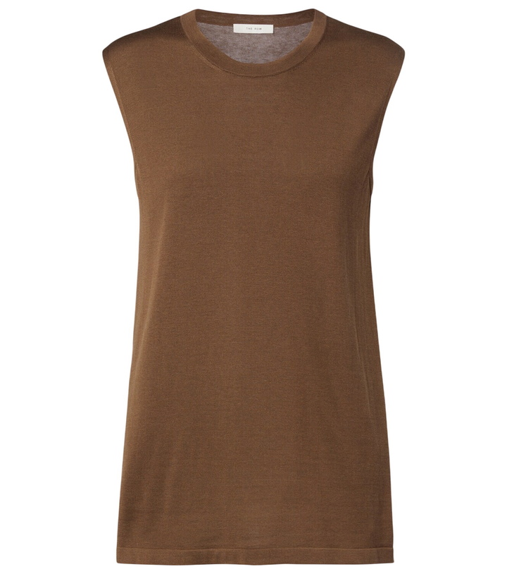 Photo: The Row Omima silk top
