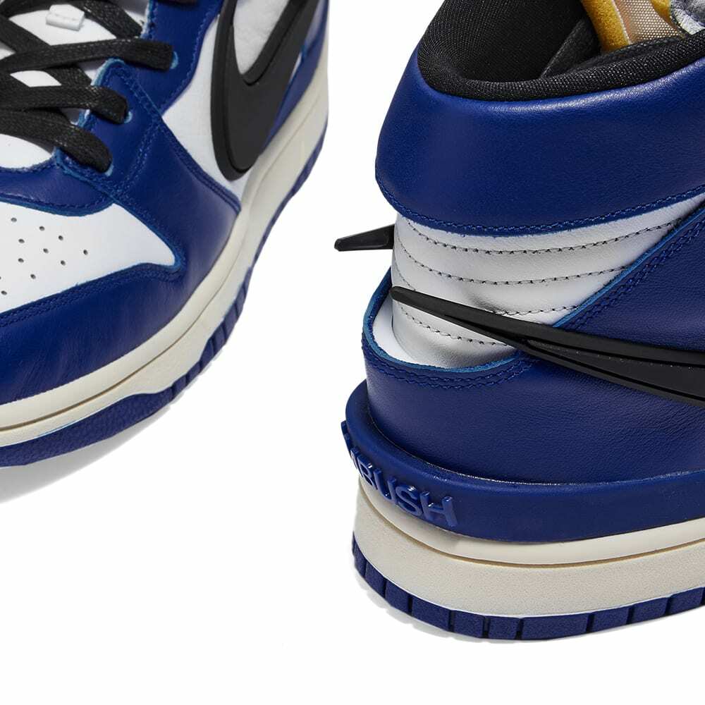 Nike x Ambush Dunk Hi-Top Sneakers in Blue/Black/White/Ivory Nike