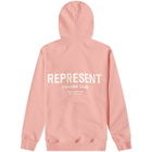 Represent Owners Club Hoody in Rose