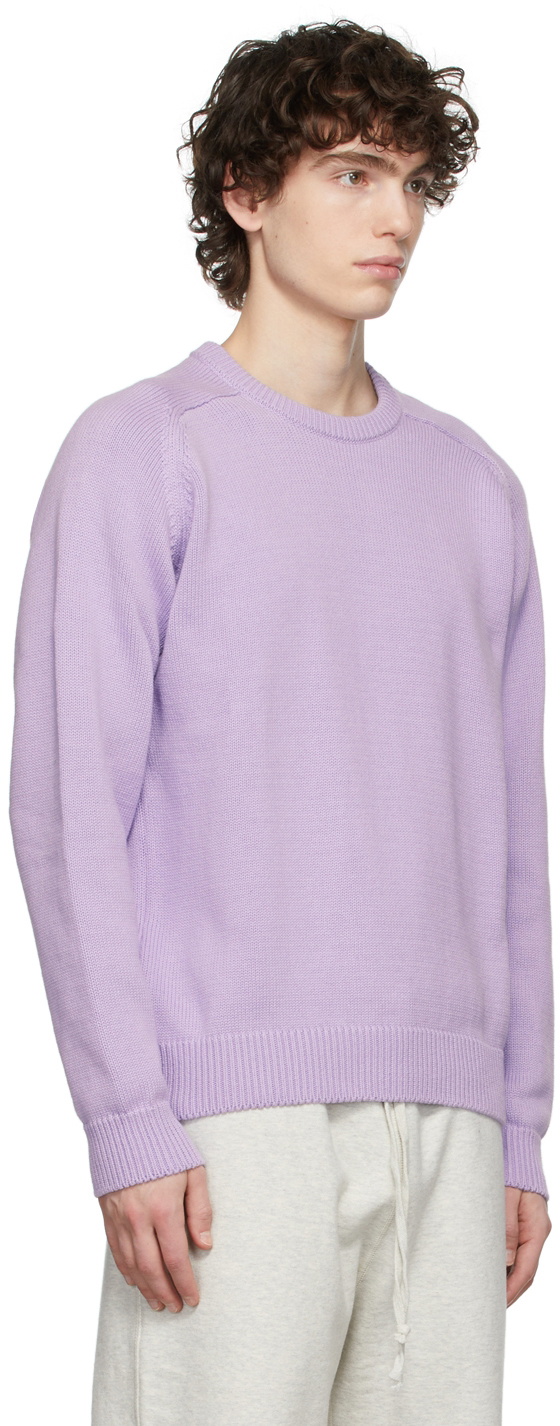 Noah Purple Cotton Sweater Noah NYC