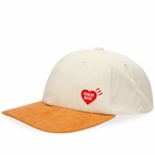 Human Made Men's Contrast Peak Cap in White