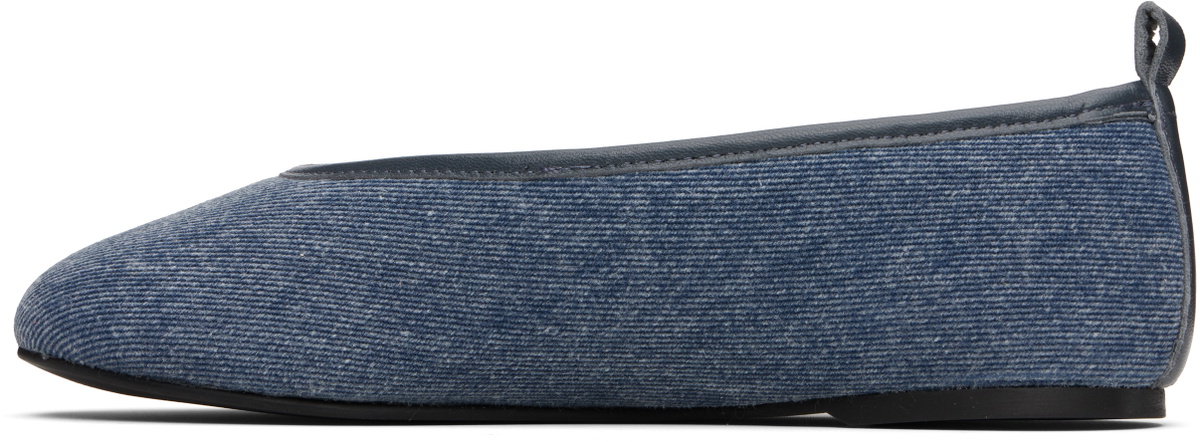 Paloma Wool Blue Pili Denim Ballerina Flats
