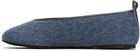 Paloma Wool Blue Pili Denim Ballerina Flats