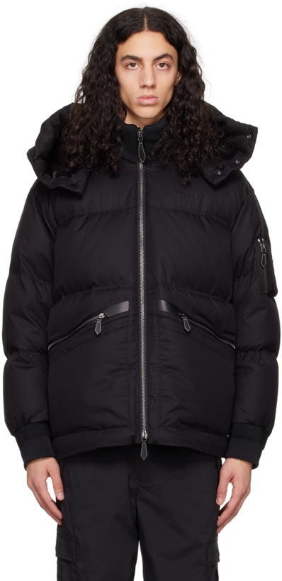 Photo: Burberry Black Hooded Down Jacket