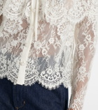 Self-Portrait Caped lace cardigan
