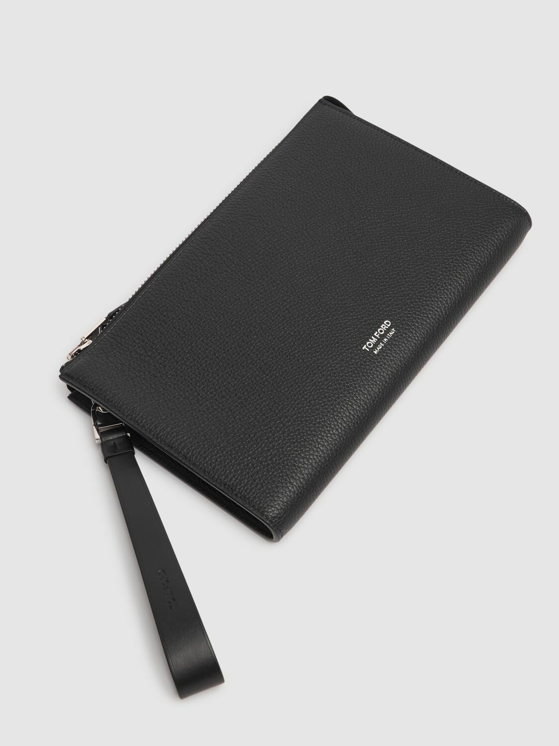 TOM FORD Soft Grain Leather Mini Flat Pouch TOM FORD