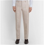Hugo Boss - Nelin Ben Slim-Fit Linen Suit - Neutrals